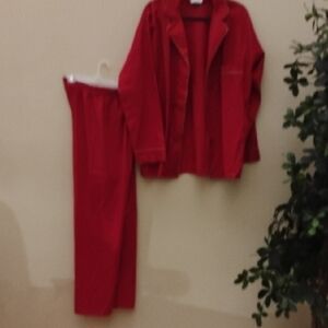 Red Two-Piece Lounge Set